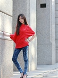Blautyleg Madou Tina's first outdoor photo of leg beauty model on February 7, 2011(14)